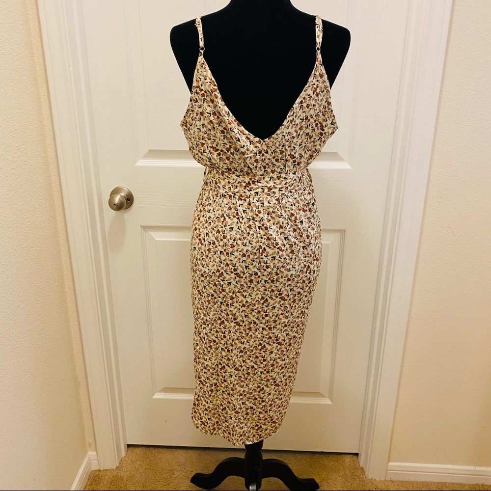 Floral Cami Dress w/ Wrap Belt - Picture 5 of 9